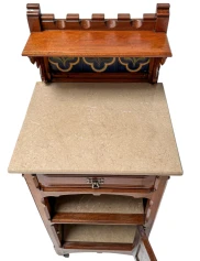 Two Arts & Crafts Nightstands by Gustave Serrurier-Bovy, 1900s